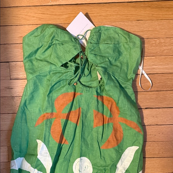 Cala De La Cruz Roge Dress size L - Picture 4 of 6